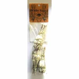Witte Salie Smudge Stick - 3 per pak -
