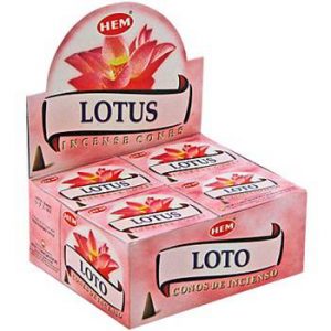 HEM Wierook Kegel Lotus (12 pakjes)