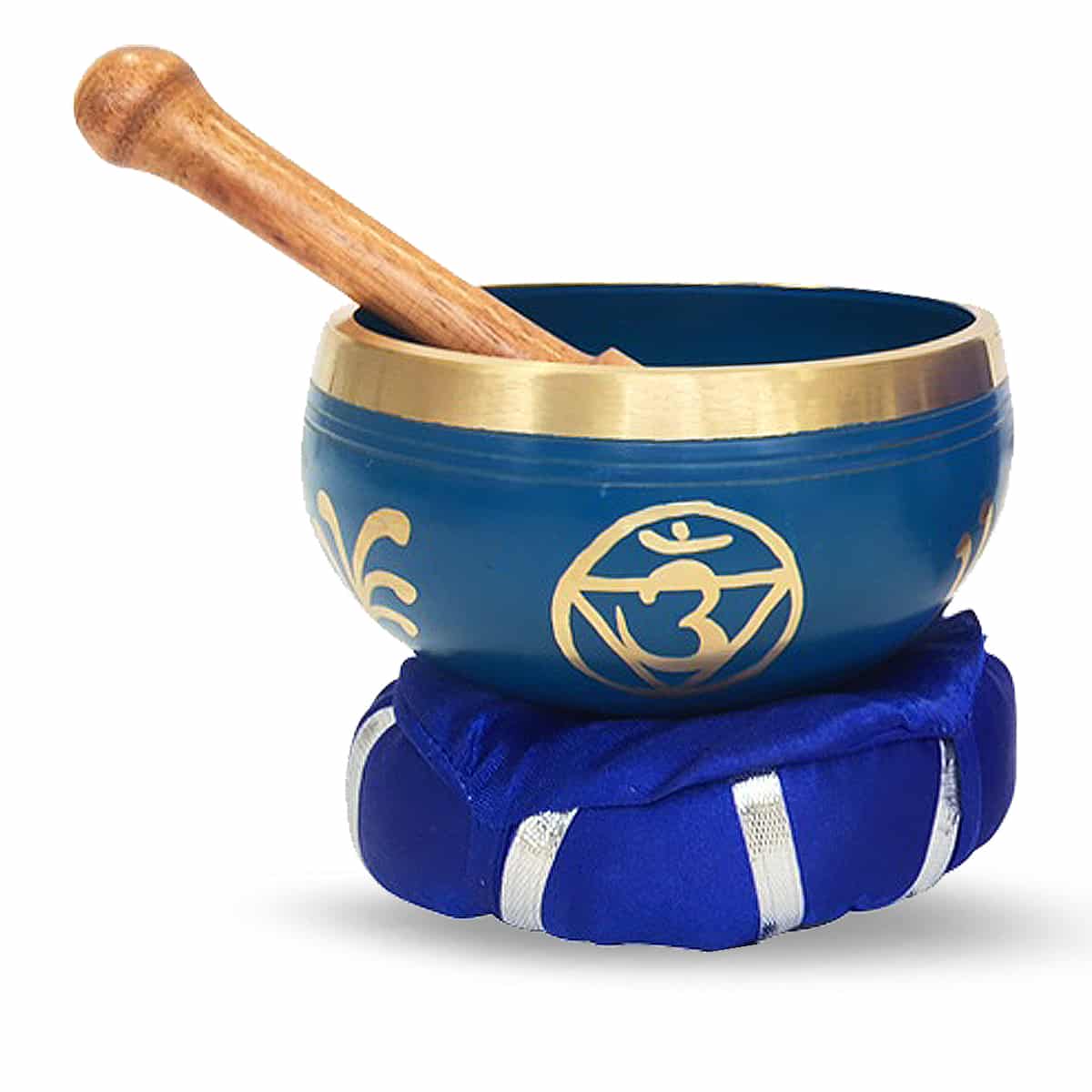 Klankschaal met Klopper en Kussen - Third Eye Chakra