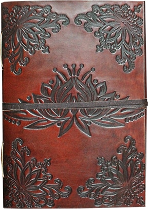 Notitieboek Leer Lotus