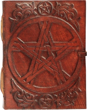 Notitieboek Leer Pentagram