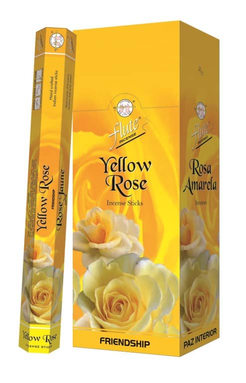 Flute Wierook Yellow Rose (6 pakjes)