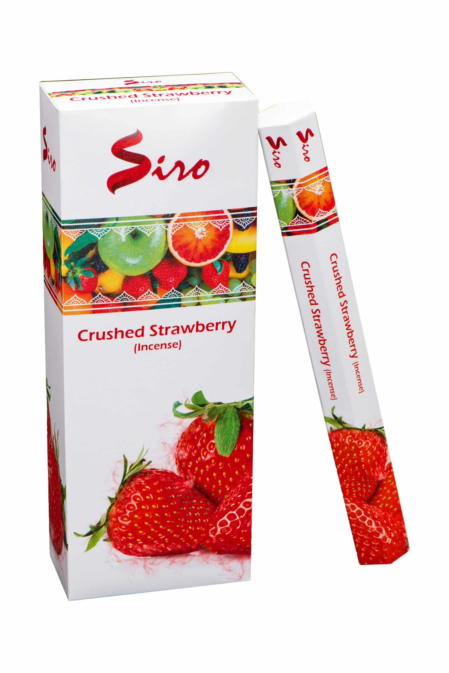 Siro Wierook Crushed Strawberry (6 pakjes)