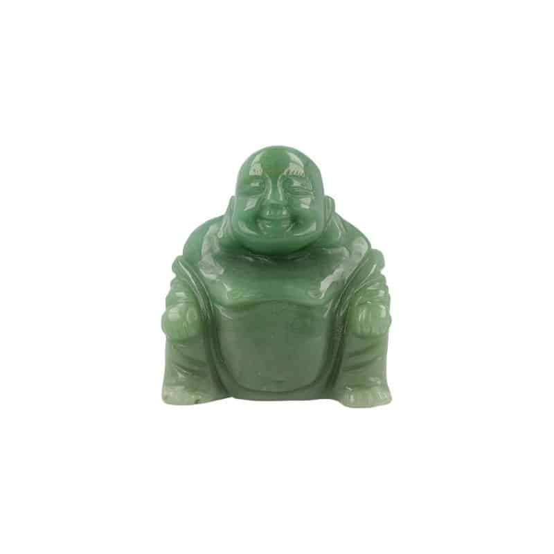 Boeddha van Edelsteen - Aventurijn Groen (75 mm)