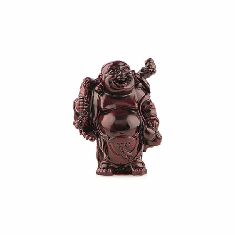 Boeddha Rood Knapzak en Kruik (9 cm)