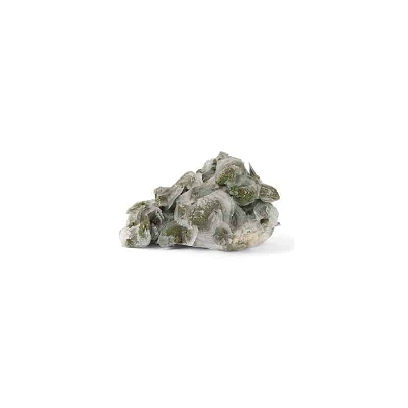 Gekristalliseerde Edelsteen Calciet Wit - Pyriet - China, (Model 236)