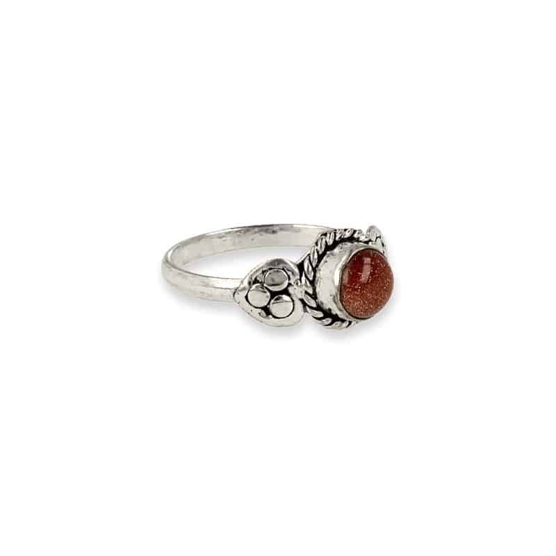 Verzilverde Ring Goldfluss &apos;Trio&apos; (Maat 16,5)