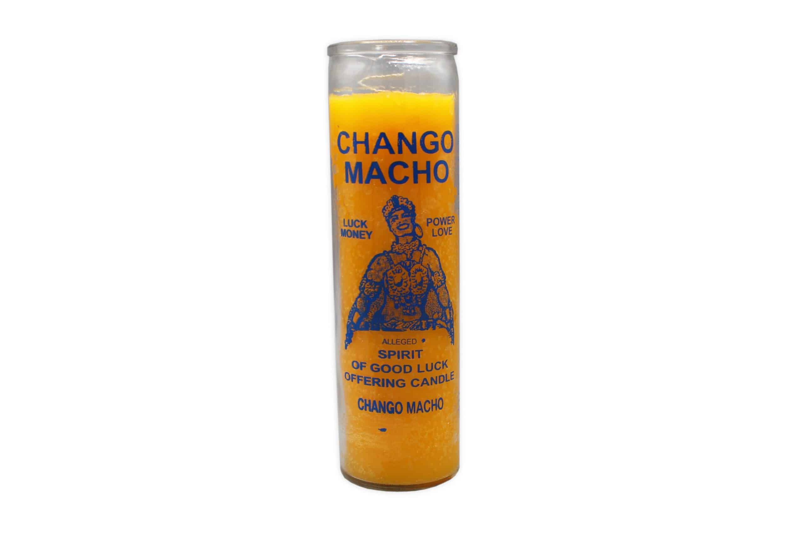 Bewerkte Kaars Chango Macho (20 cm)
