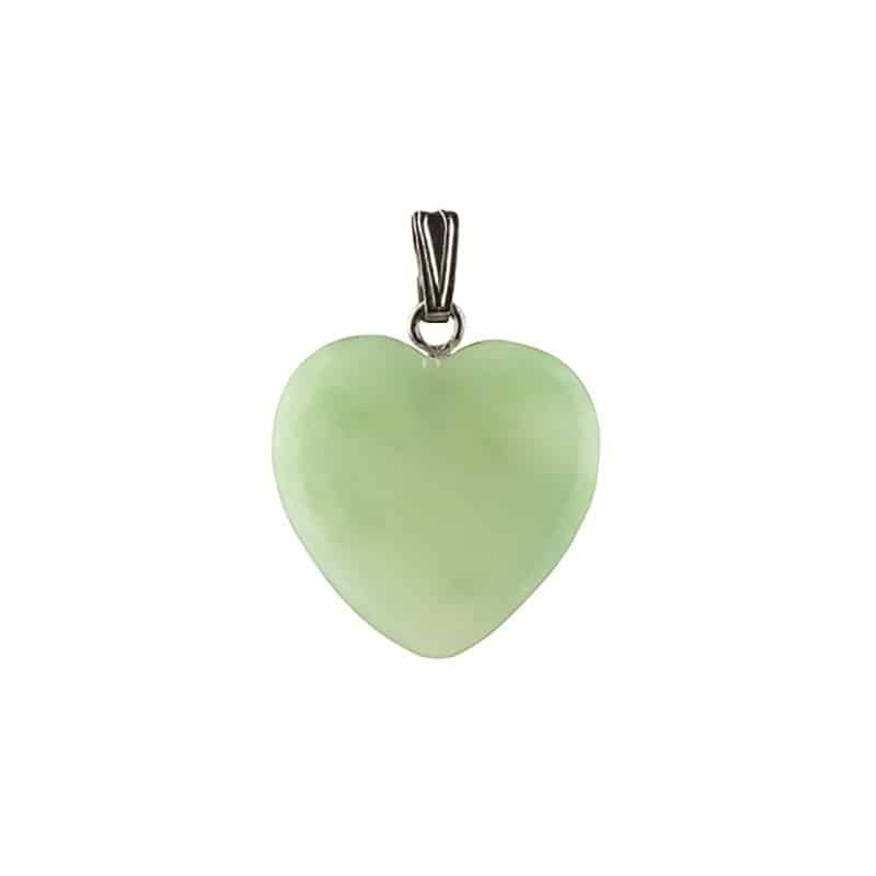 Hartvormige Edelstenen Hanger Jade (20 mm)