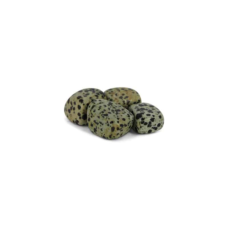 Trommelstenen Jaspis Dalmatiër (20-40 mm) - 100 gram