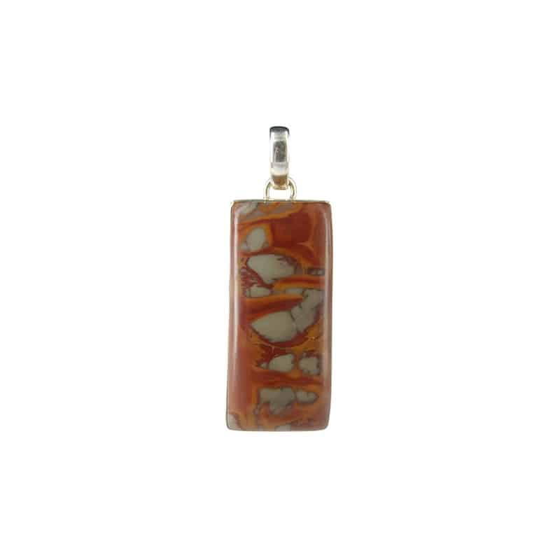 Zilveren Hanger Jaspis Noreena (Model 6)
