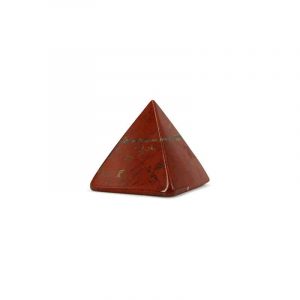 Edelsteen Piramide Jaspis Rood - 35 mm