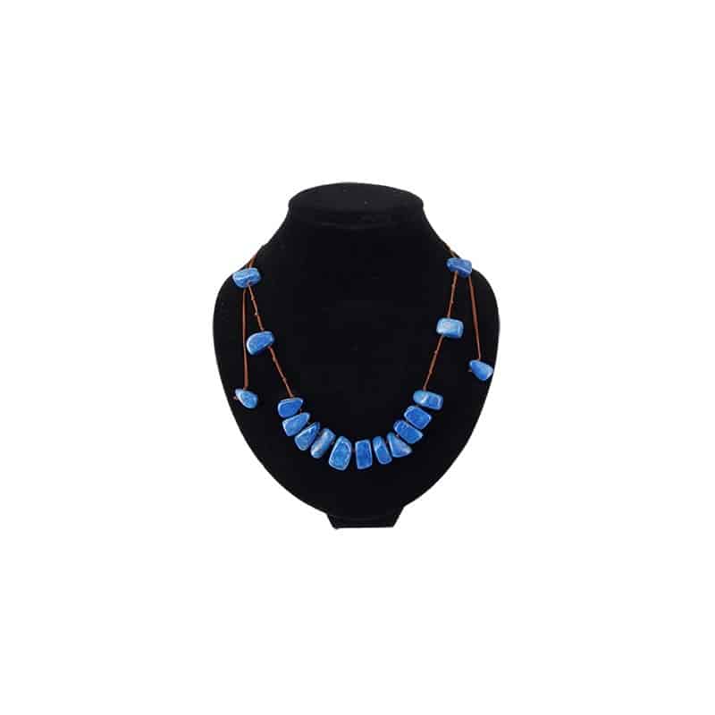 Edelstenen Ketting Zomerstijl Howliet Blauw