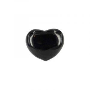 Hartvormige Edelsteen Obsidiaan Zwart (45 mm)