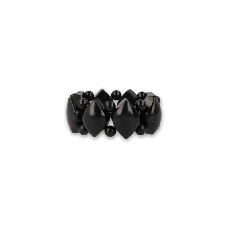 Edelsteen Armband Onyx met Ruitenvorm