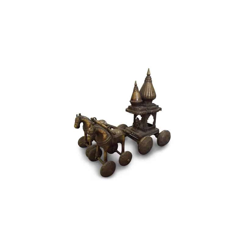 Paarden en Wagen Brons (4,9 cm)