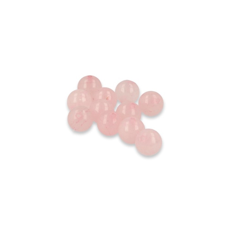 Losse Kralen Roze Kwarts (8 mm – 11 stuks)