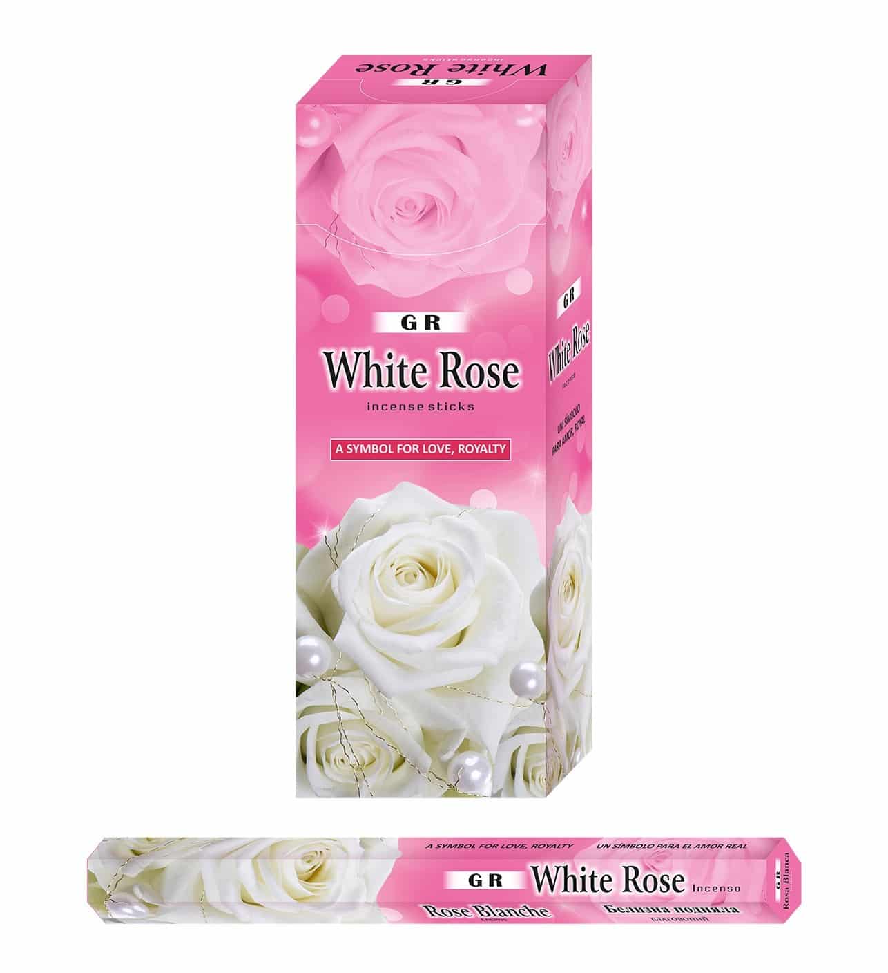 G.R. Wierook White Rose (6 pakjes)