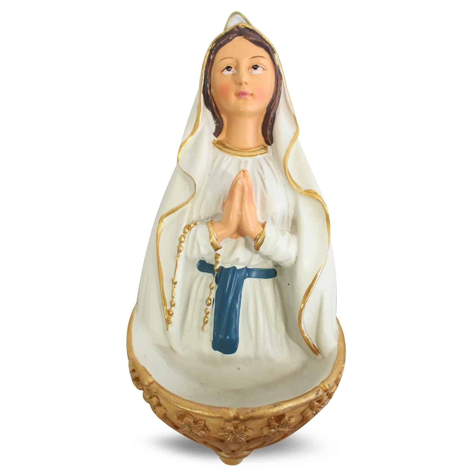 Wijwaterbakje Lourdes (15 x 8 x 4)