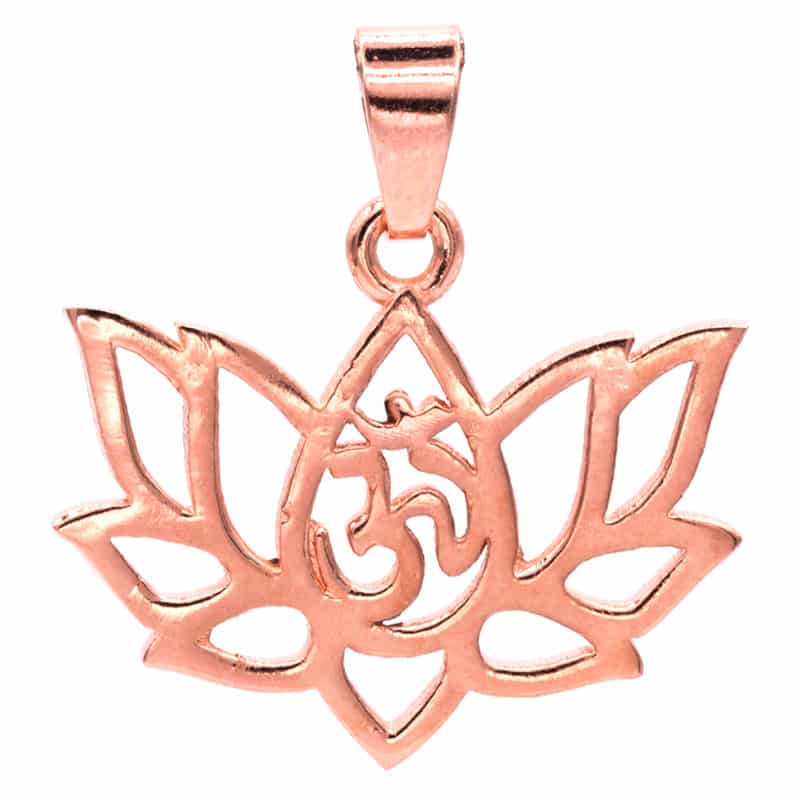 Hanger Lotus Messing Koperkleurig