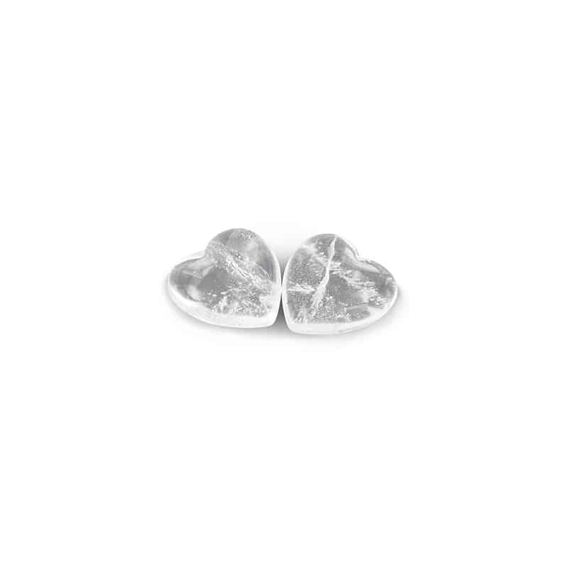 Bergkristal Edelstenen Hart (10 mm)