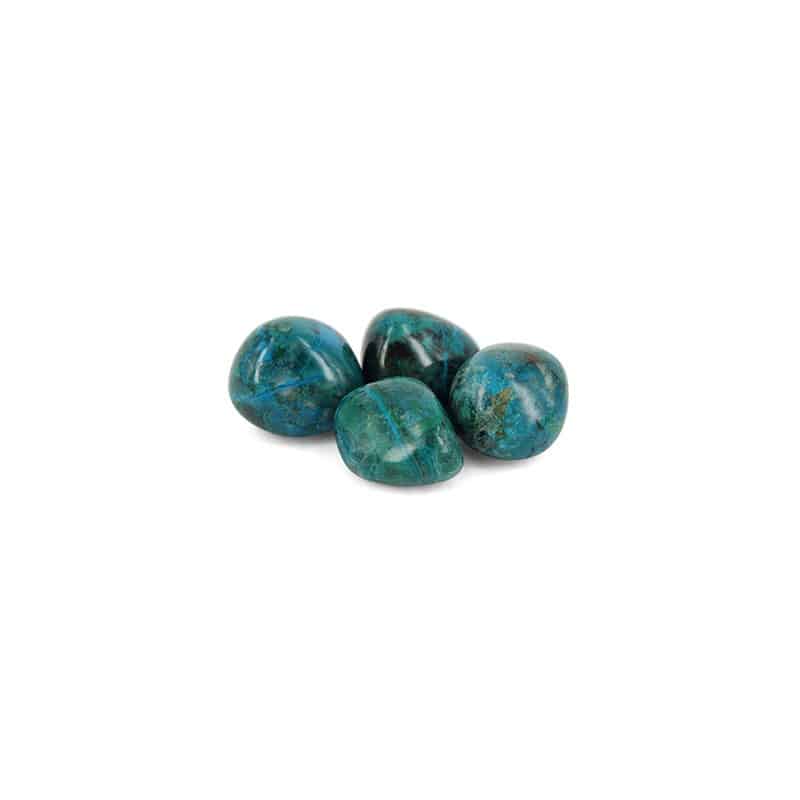 Trommelstenen Chrysokolla A (100 gram - 20-40 mm)