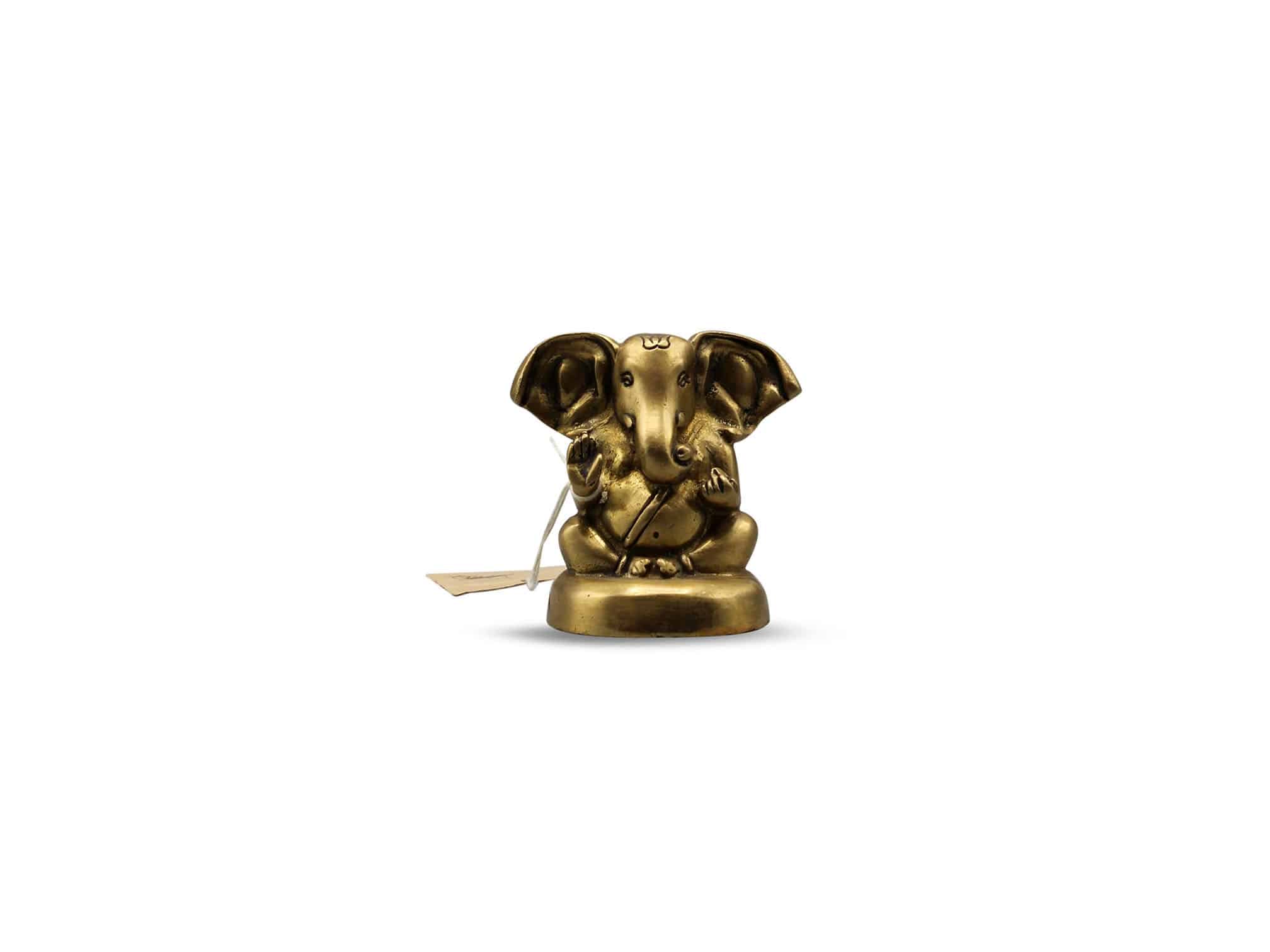 Messing Beeldje Ganesh (8 cm)