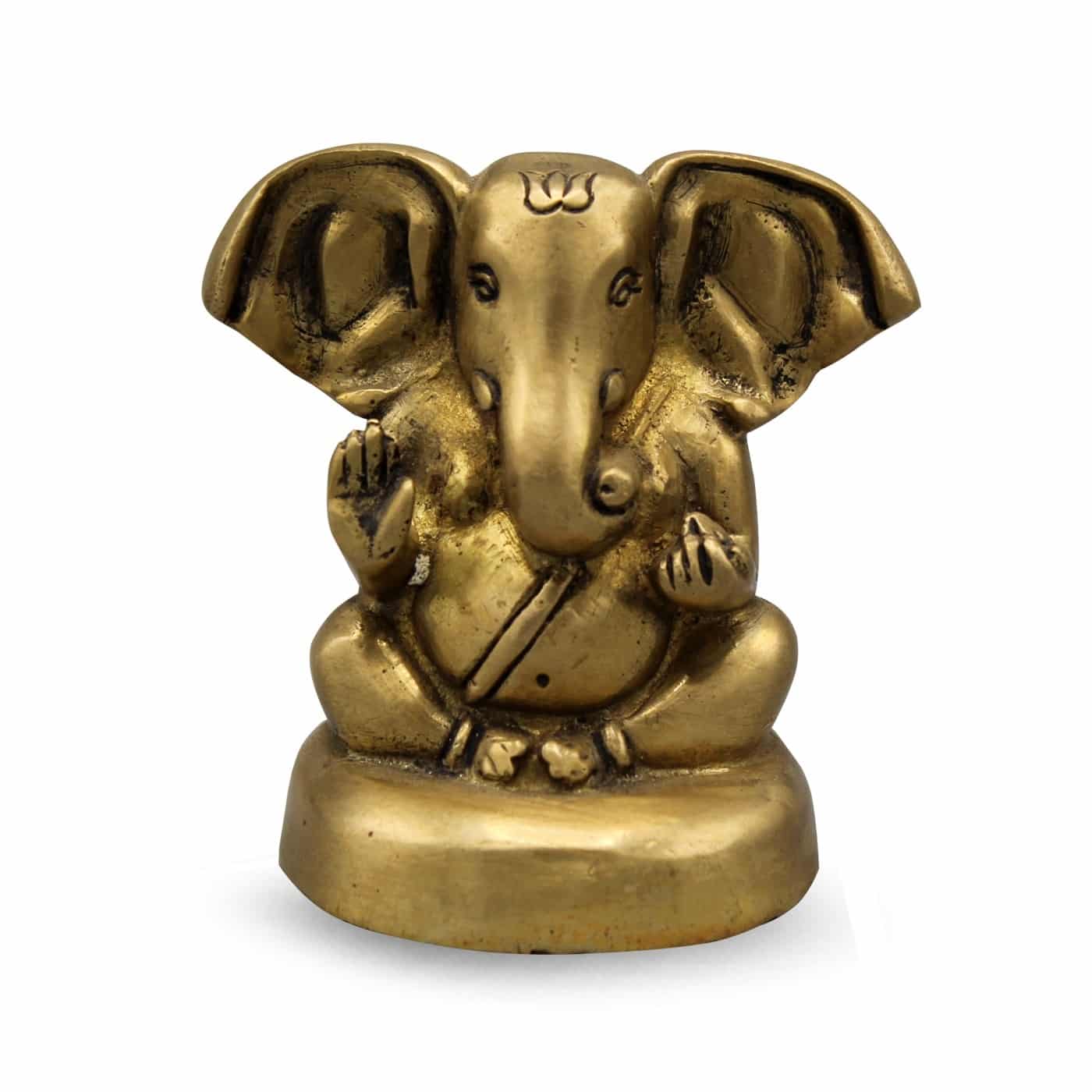 Messing beeldje Ganesh (6 cm)