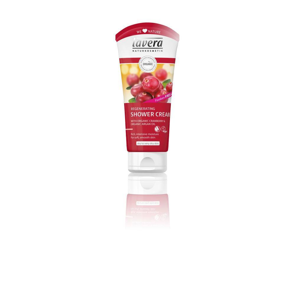 Lavera Biologische Douchecrème Cranberry - Argan Oil