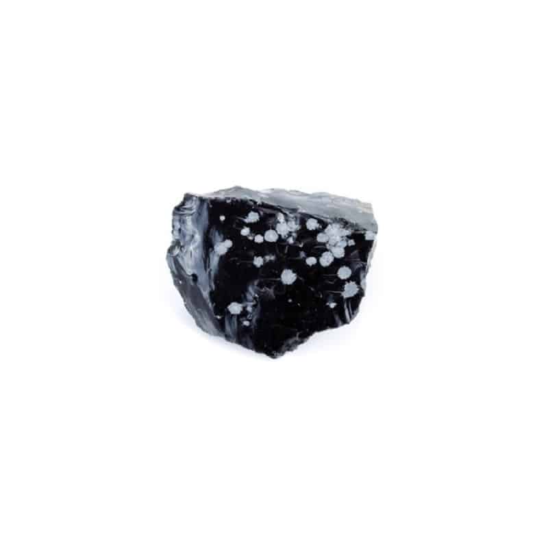 Ruwe Obsidiaan Sneeuwvlok 3-5 cm (1 kg)