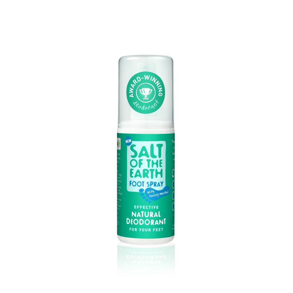 Salt of the Earth Vegan Deodorant Spray voor Voeten (100 ml)