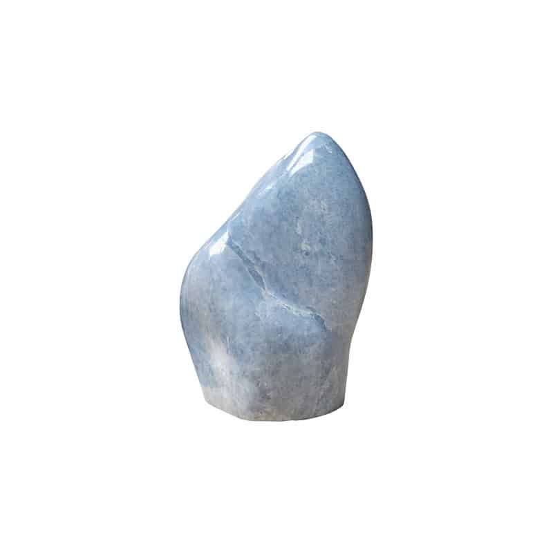 Blauwe Sculptuur van Calciet (Model 1)