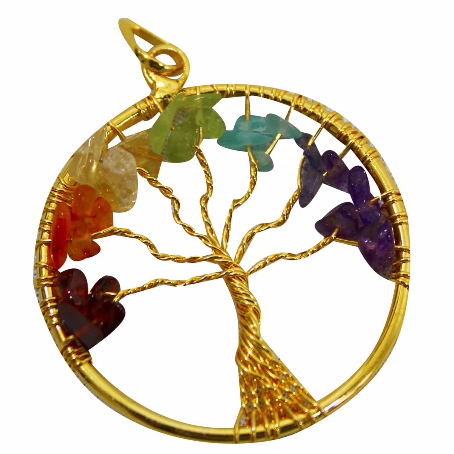Raamhanger Chakra Goudkleurig