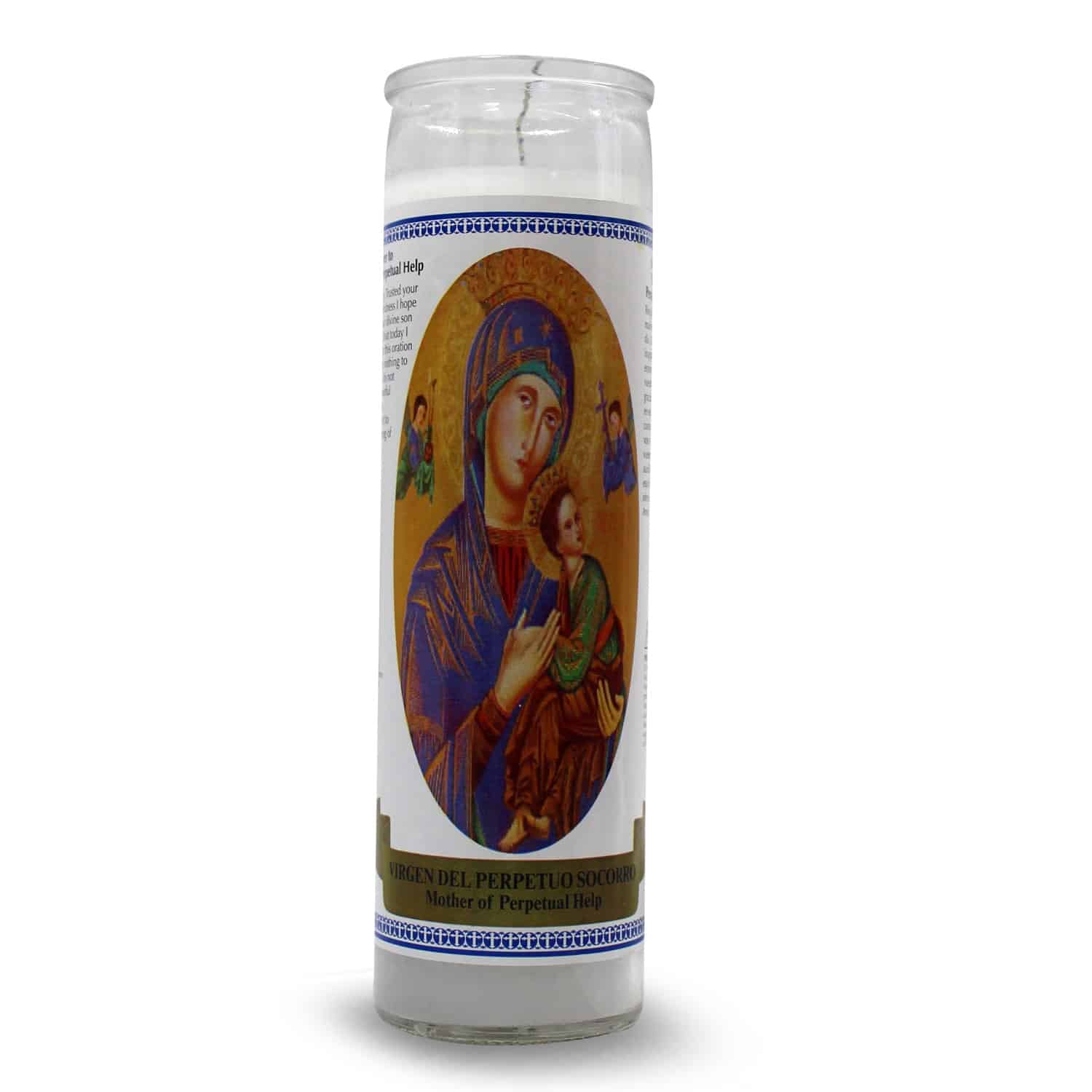 Bedrukte Kaars Mother of Perpetual Help