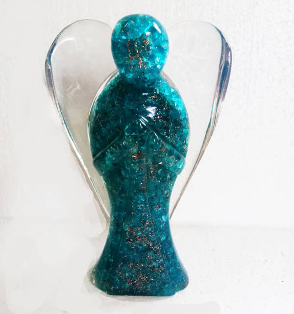 Orgone Edelsteen Engel Blauwe Topaas (20 cm)