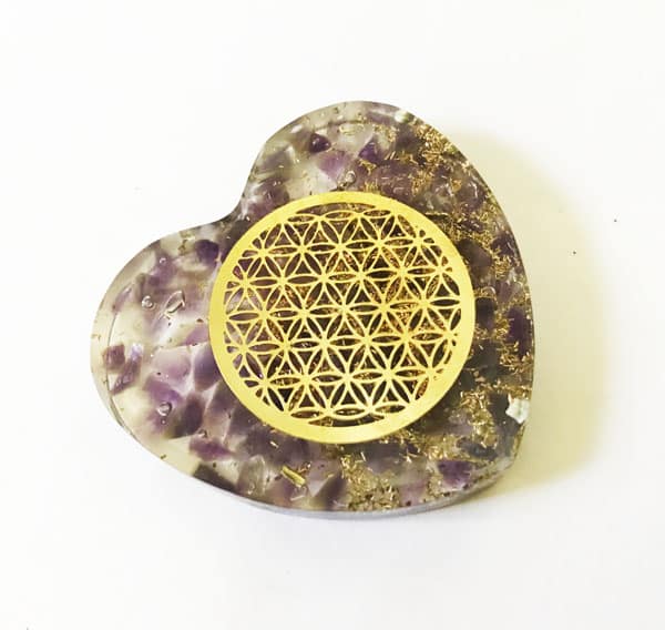 Orgonite Hart van Amethist