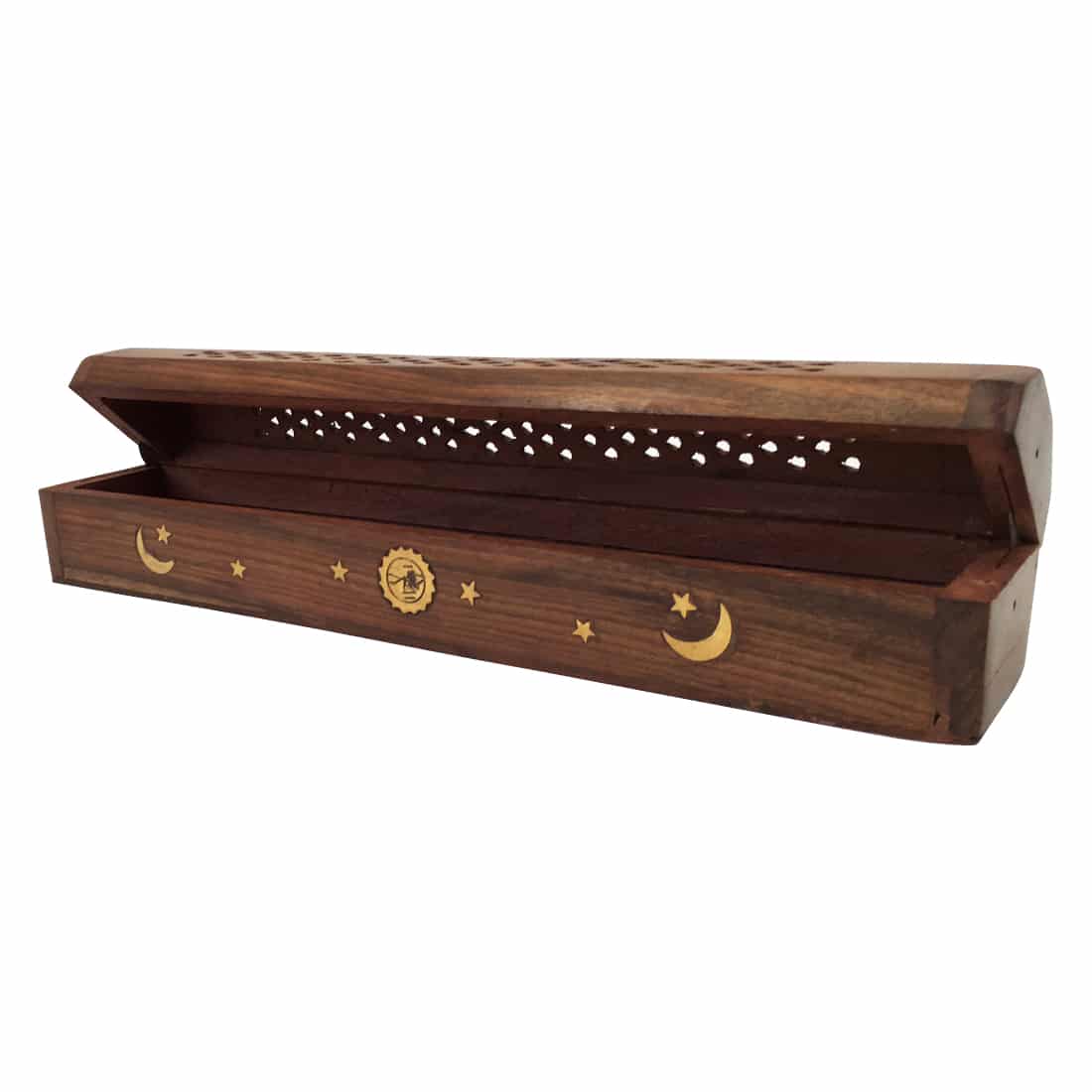 Wierookdoos -brander Hutbox Sun Moon Star (30 cm)