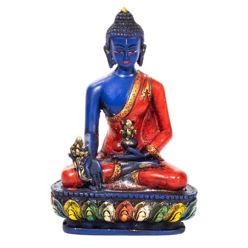 Medicijn Boeddha Gekleurd (14 cm)