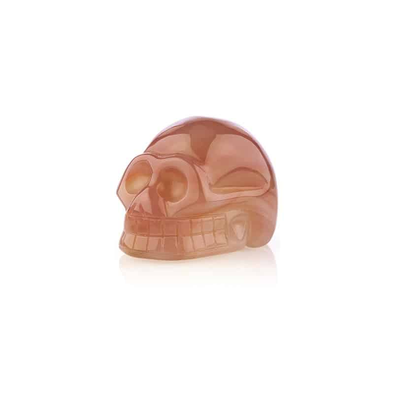 oranje edelstenen schedel