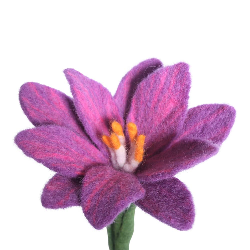 Bloem van Vilt (Lila)