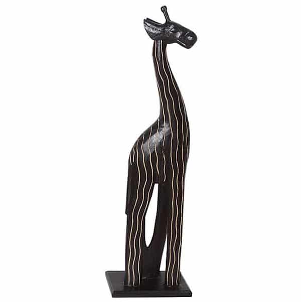 Giraffe van Hout Zwart (Large)