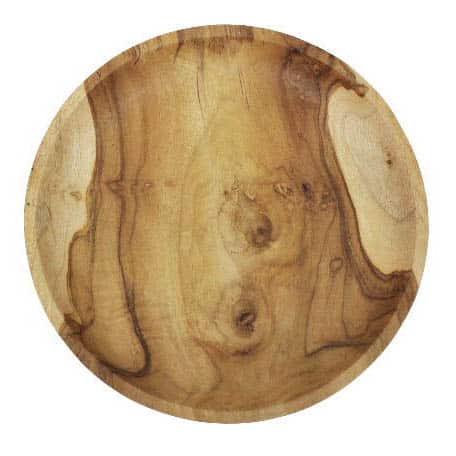 Ronde Schaal van Teakwood