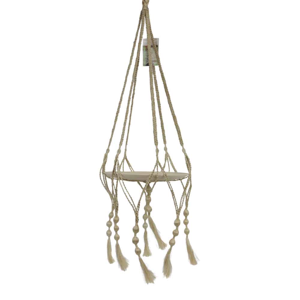 Macramé Hanging Basket Naturel