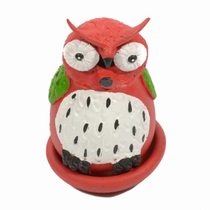 Wierookhouder met Uil Keramiek (14 cm)