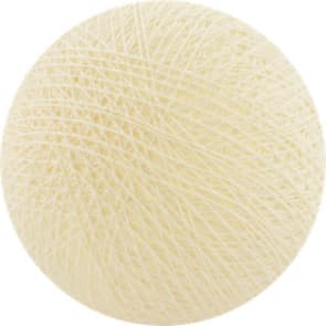 25 losse Cotton Ball's (Schelpkleur)