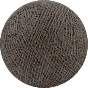 25 losse Cotton Ball's (Donkerbruin)