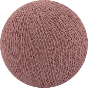 25 losse Cotton Ball's (Dirty Rose)