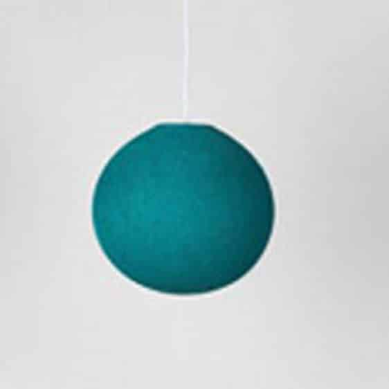 Cotton Ball Hanglamp Donker Aqua (Small)