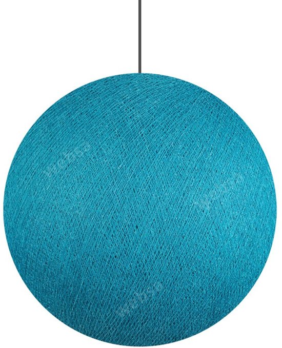 Cotton Ball Hanglamp Donker Aqua (Large)