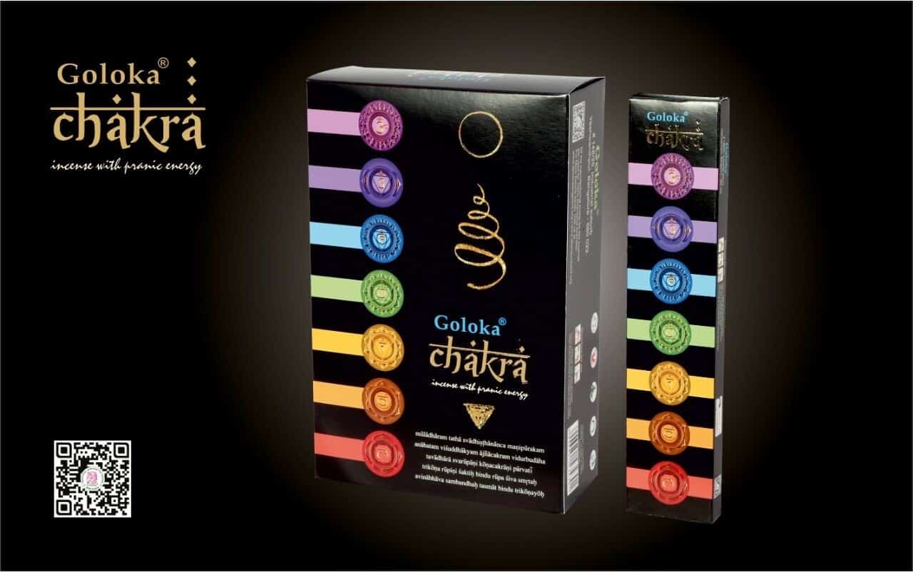 Goloka Wierook Mystirious Black Chakra (12 pakjes)